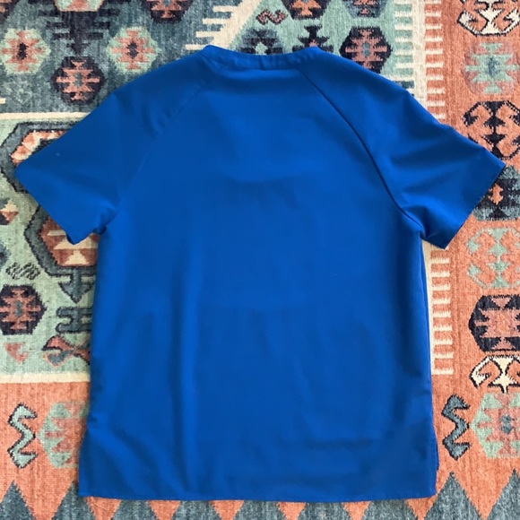 Figs Royal Blue Scrub Top - Picture 4 of 5